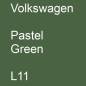 Preview: Volkswagen, Pastel Green, L11.